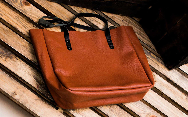 Lightweight Leather Tote