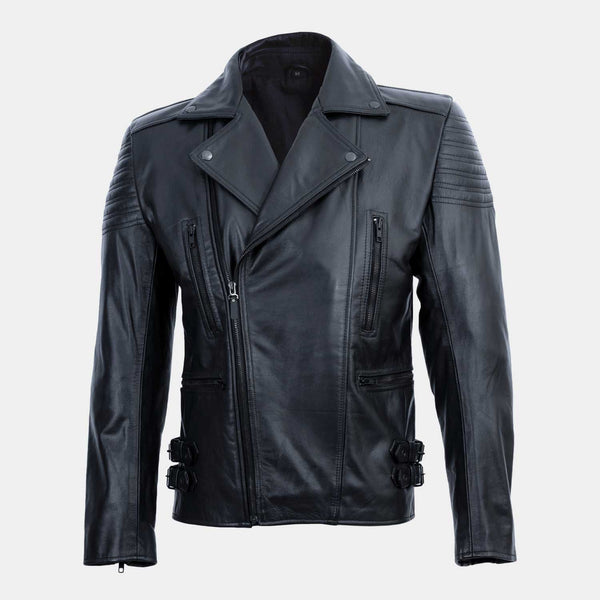 Full Grain Double Rider Leather Jacket
