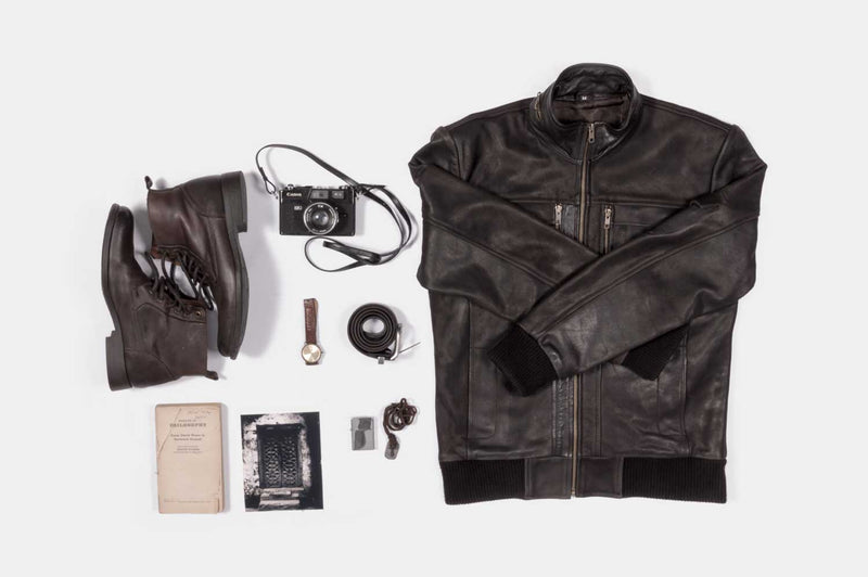 Vintage Leather Bomber Jacket Collection